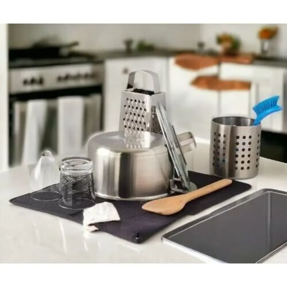 IKEA ORDNING Kitchen Utensil Holder Stainless Steel 5‎ 3/8 